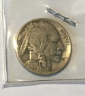 1918-s Buffalo Nickel.  Neat Obv Lamination ERROR  VG.