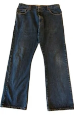 Levis 517 Denim Jeans Mens 38x32 Blue Denim Pants Cowboy Ranch Wear 