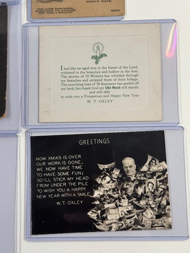 Walter W.T. Oxley Archive Lot Photographer Fergus Falls MN exaggeration RPPC - Picture 13 of 24