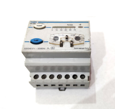 Hager HR228 Earth leakage relay 328228 220Vac | eBay