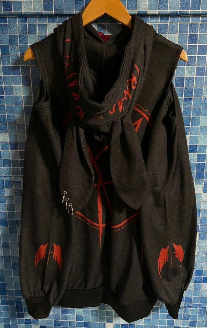 Travas Tokyo Rabbit Ear Hoodie Parka Rare Pikarin Travas Tokyo Rabbit Ear Hoodie Parka Rare Pikarin