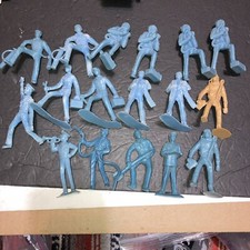 LARGE 17 LOT OF VINTAGE TIMMEE USAF Cape Canaveral Figures Pilots Soldiers