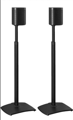 Pair of SANUS Adjustable Speaker STANDS for the Sonos One, PLAY:1, and PLAY:3