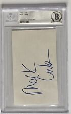 Mark Cuban Dallas Mavericks Owner Signed 3x5 Card BAS Authentic Autograph Mark Cuban Dallas Mavericks Owner Signed 3x5 Card BAS Authentic Autograph