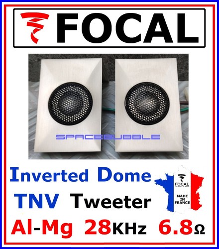 🟦⬜🟥 FOCAL Home Hochtöner Paar TNV 6Ω Aluminium Magnesium Inverted Dome High End