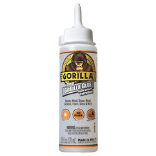 Gorilla Clear Glue, 5.75 Ounce Bottle Pack of 1 - Crystal Clear, All Purpose,