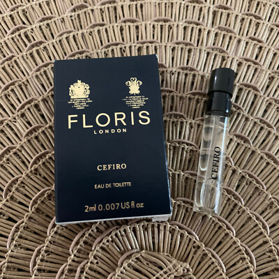 NEW! Floris London CEFIRO Eau De Parfum 2mL/0.07fl.oz. Sample New in Box