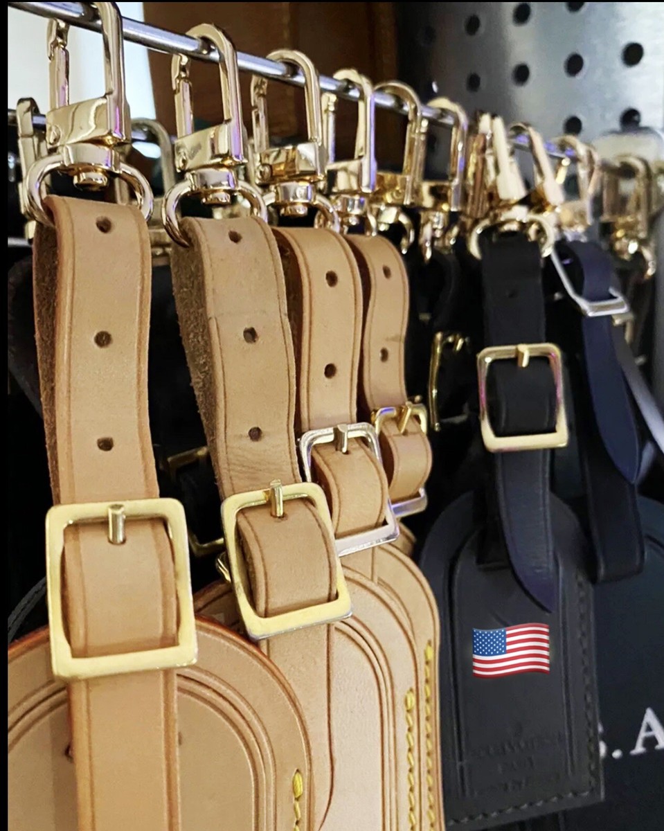 6 piece Gold tone Swivel Clasp fits Louis Vuitton Name Tag Bag