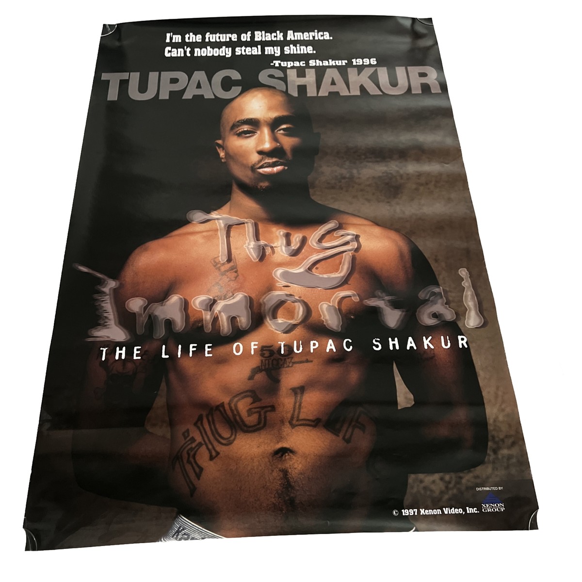 TUPAC SHAKUR PROMOTIONAL POSTER 