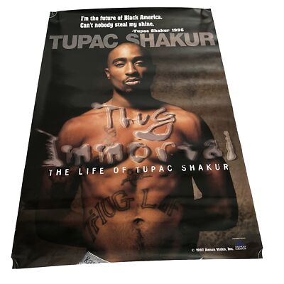 TUPAC SHAKUR PROMOTIONAL POSTER 