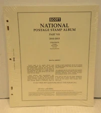 Scott National Series Stamp Album Pages United States Part 7 2010-2015 #100NTL7