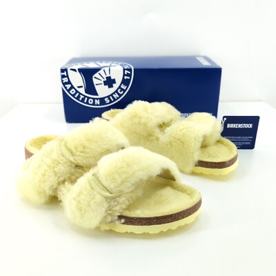 靴 BIRKENSTOCK BIG BUCKLE SANDAL TEDDY 38 Birkenstock EU 38 L 7 M 5 NARROW Arizona Big Buckle Teddy Sandals