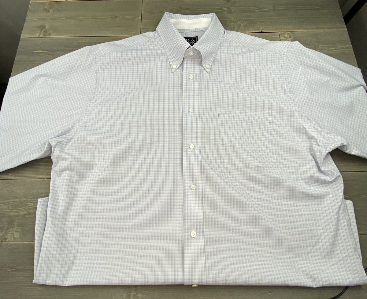 jos a bank custom dress shirts Men's Traveler Collection Tailored Fit Point Collar Solid Dress Shirt at Jos. A. Bank, Cream/White, Size 16 1/2 X 34