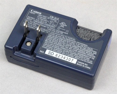 Genuine OEM Canon Battery Charger CB-2LS w/NB-1LH Battery & 32mb CF Card - Picture 3 of 3