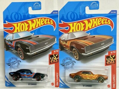 2020 Hot Wheels Case P Kroger Exclusive '67 Camaro Brown HW Flames #4/10 2020 Hot Wheels Case P Kroger Exclusive '67 Camaro Brown HW Flames #4/10