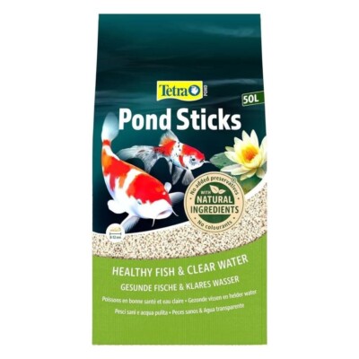 50 L TETRA Pond Sticks Hauptfutter alle Teichfische klares Wasser im Gartenteich