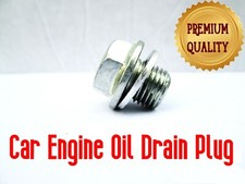 ALFA ROMEO COCHE MOTOR ACEITE DRENAJE CÁRTER TAPÓN PERNO CON CLIP ARANDELA 1 pieza