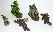 Lot U of 5 Small Figures of Miscellaneous Dinosaurs
