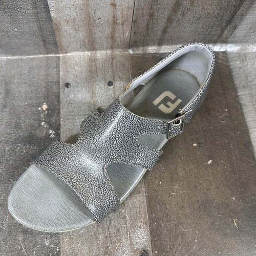 FootJoy Women’s Naples Spikeless Golf Sandals Size 8M Gray 92377 - Imagen 10 de 18