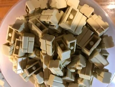 LEGO- NEW  #98283  1 x 2 TAN  MASONRY BRICKS-20 PIECES