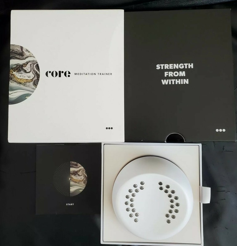 Hyperice Core Premium Smart Meditation Trainer New Way To Meditate Light Used   