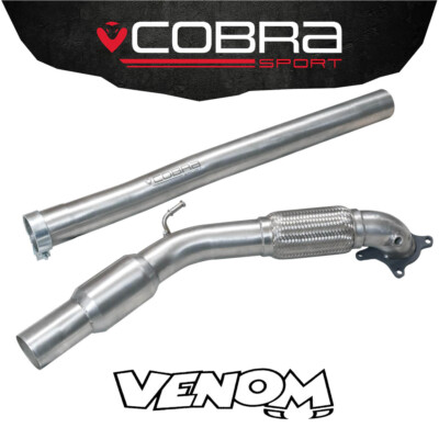 Cobra Auspuff 3'' Vorderrohr / SportsCat Audi TT 1.8 & 2.0 TFSI Mk2 2WD 11> AU38