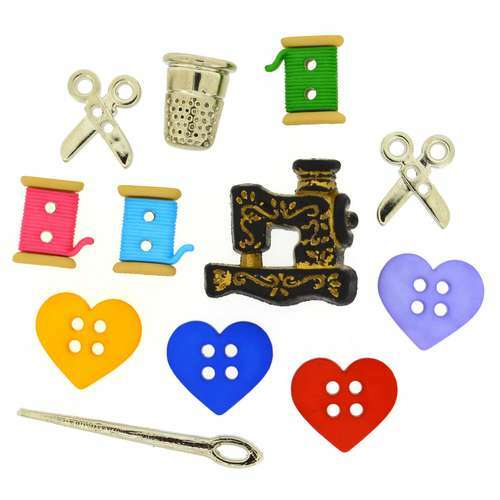 Novelty Dress it up Buttons Embellishments Greatest Selection on eBay - Picture 76 of 141