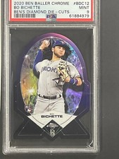 2020 Topps Chrome Ben Baller Diamond Die-Cuts Bo Bichette RC #BDC12 PSA 9 MINT