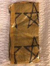 STAR Pattern Desert Sand Tan Black Military Shemagh Head Scarf Neck Wrap COTTON