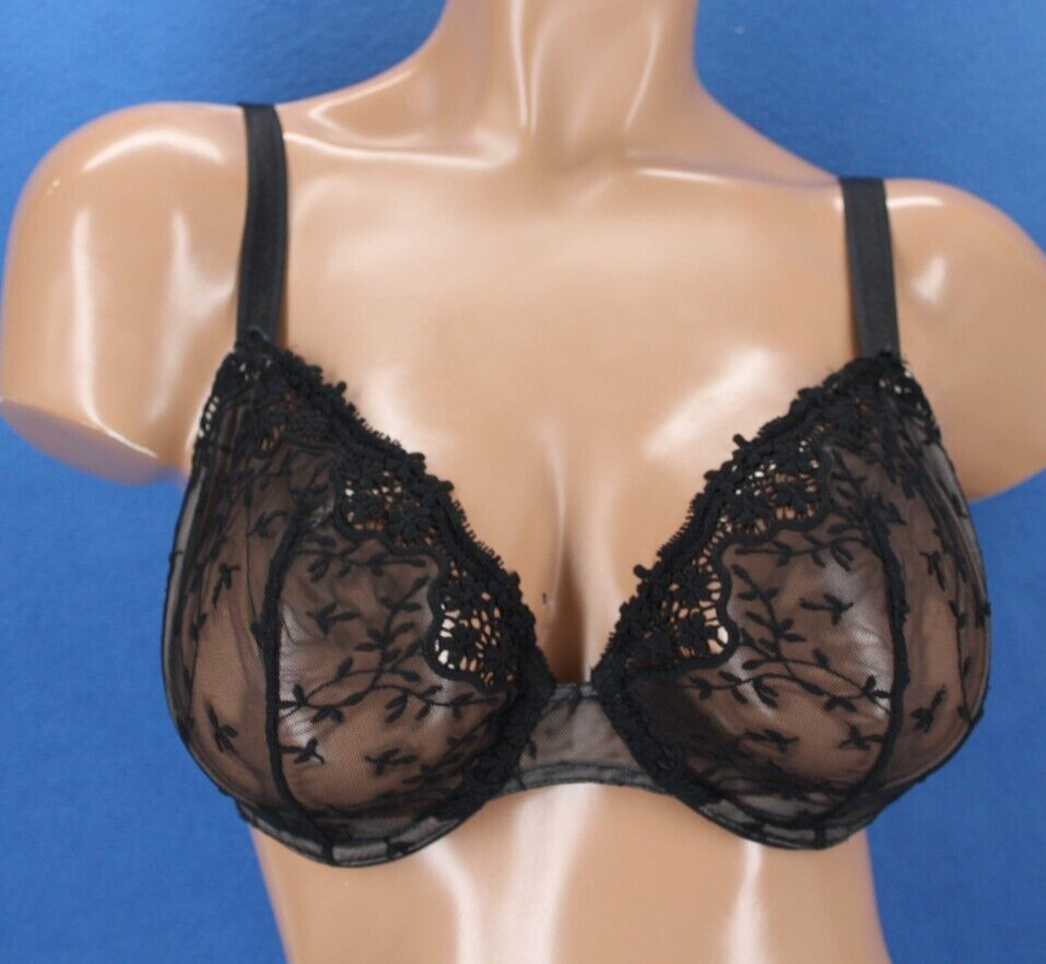 Whimsy Underwire Unlined Full Coverage Bra Size 3… - image 2