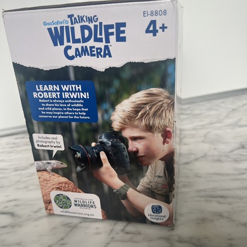 Educational Insights GeoSafari Kids Jr Talking Wildlife Camera NEW Robert Irwin - Picture 7 of 9