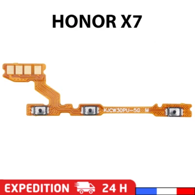 Pour HONOR X7 nappe bouton allumage ON/OFF power touche volume flex cable huawei