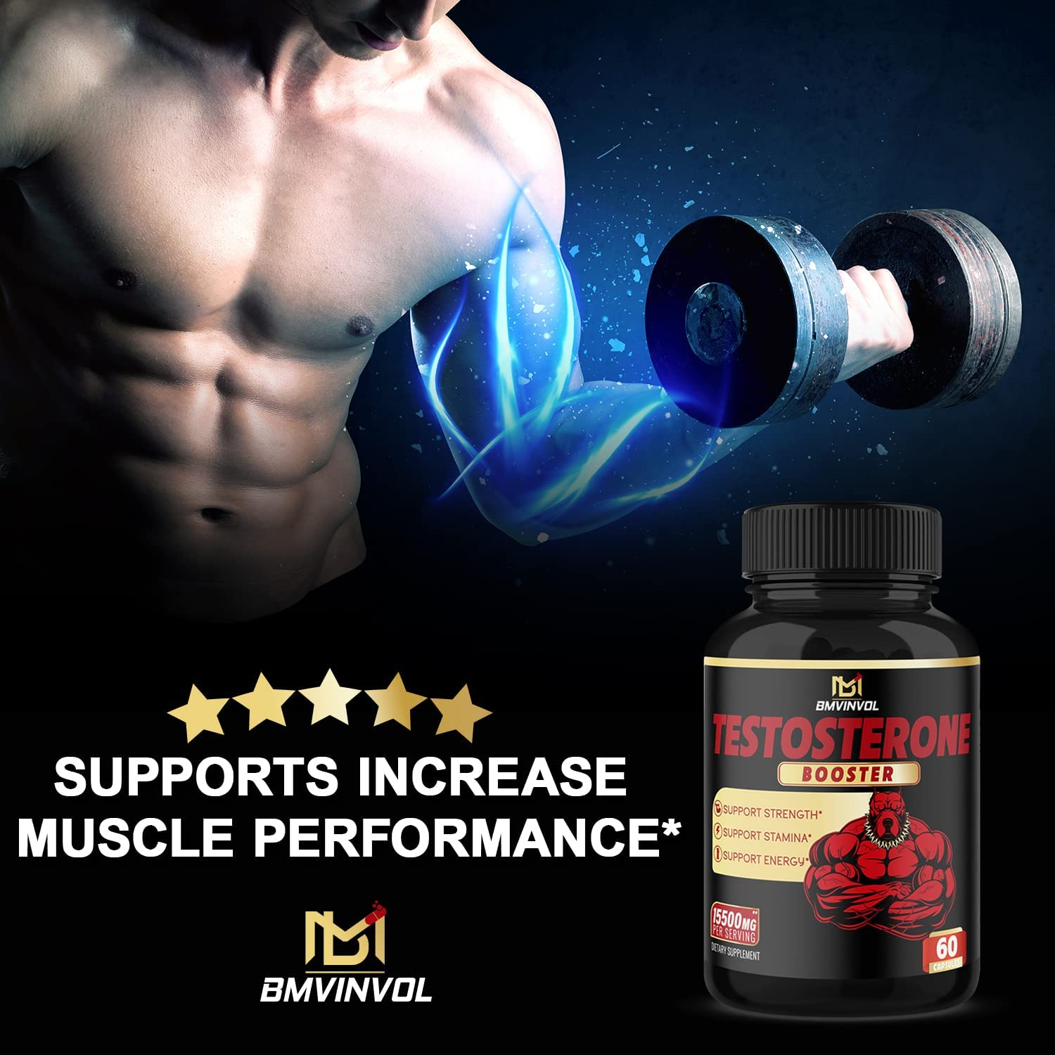 Natural Testosterone Booster Men 15500 Mg the Strongest Testosterone