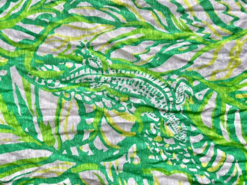 NWT LILLY PULITZER Getaway Coverup Toucan Green Coco Loca Sz S Pink Fringe - Picture 12 of 12