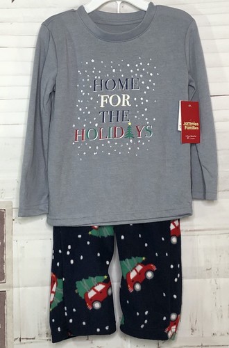 Jammies For Your Families Christmas Red Truck Tree 2pc. Sleep Set Pajamas 3T NEW