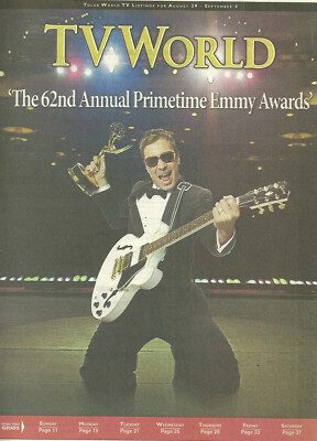 TV WORLD Magazine Aug. 29 2010 Jimmy Fallon 62nd Annual Primetime Emmy Awards