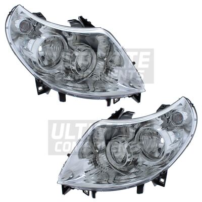 Headlights Fits Fiat Ducato Mk4 Van 2006-2011 Halogen Headlamps Pair Left Right
