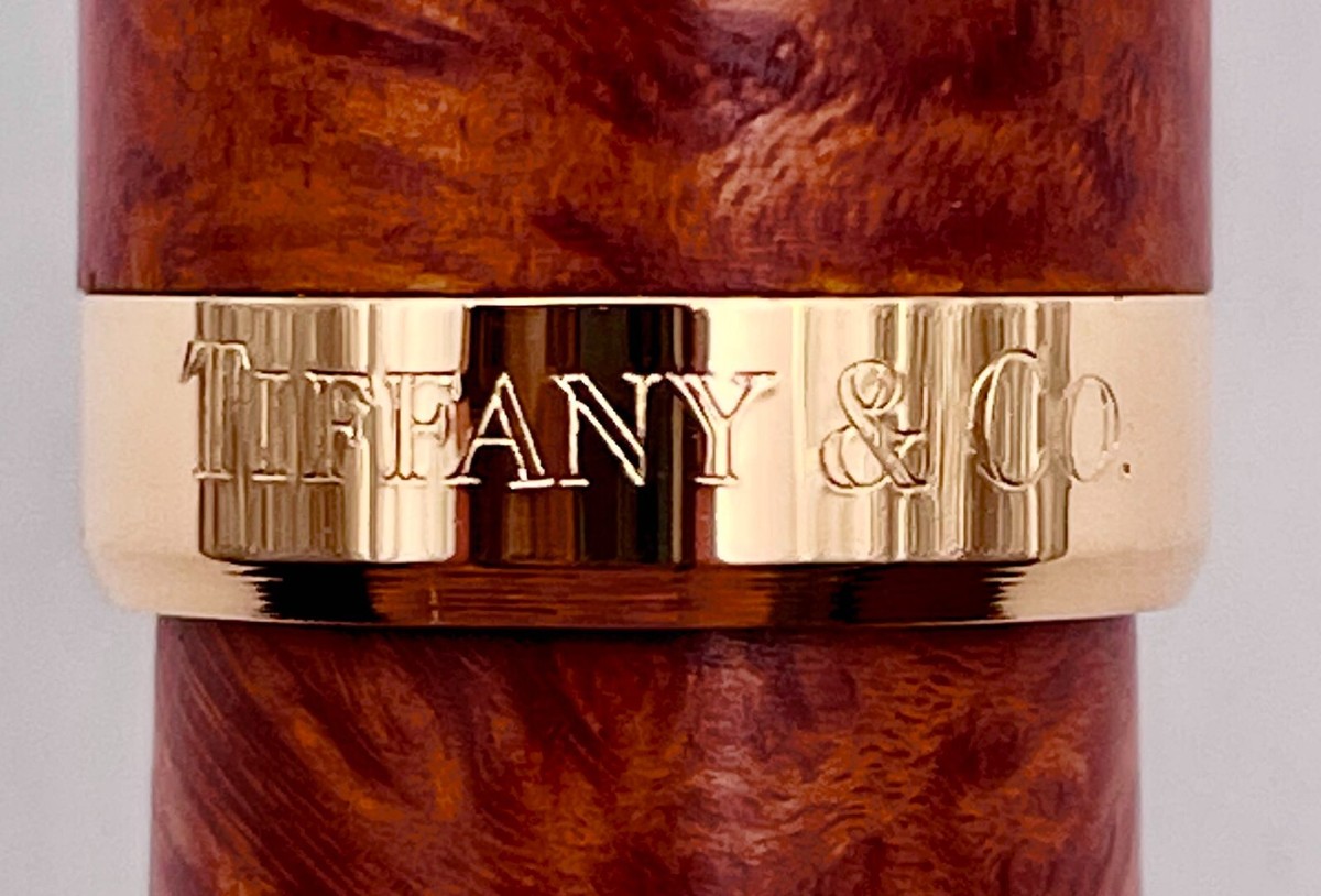 West Germany Tiffany & Co. x Diplomat Brier Wood 18K Fountain Pen