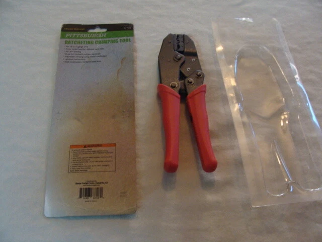 Pittsburgh ratcheting crimping tool hotsell
