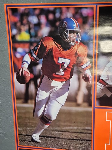John Elway 1990 NOS SEALED VINTAGE Denver Broncos Starline 42x58" MONSTER Poster - Picture 19 of 24