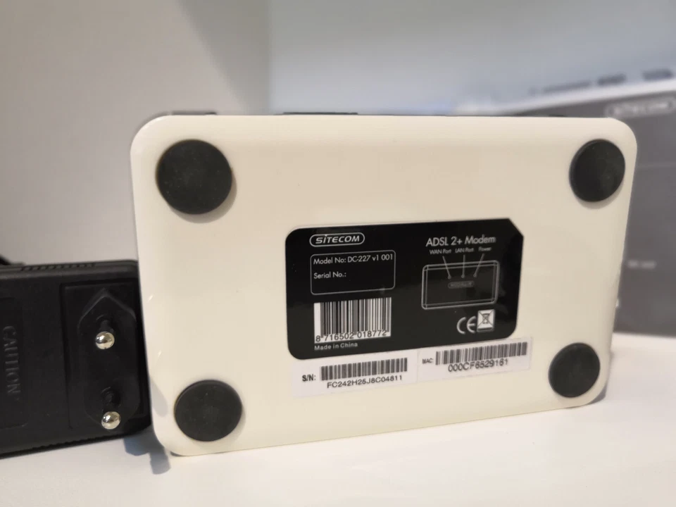 SITECOM  ADSL 2+ Modem , Model: DC-227 v1 001 - Bild 3 von 4
