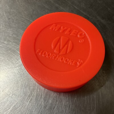 Mylec Floor Hockey Puck - Orange (NEW)