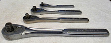 Vintage USED Craftsman Made In USA 1/4, 3/8, 3/8 Long, And 1/2 Ratchets