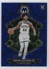 2023-24 Panini Mosaic Rookies Fast Break Blue Prizm 65/85 Andre Jackson Jr 1tb7