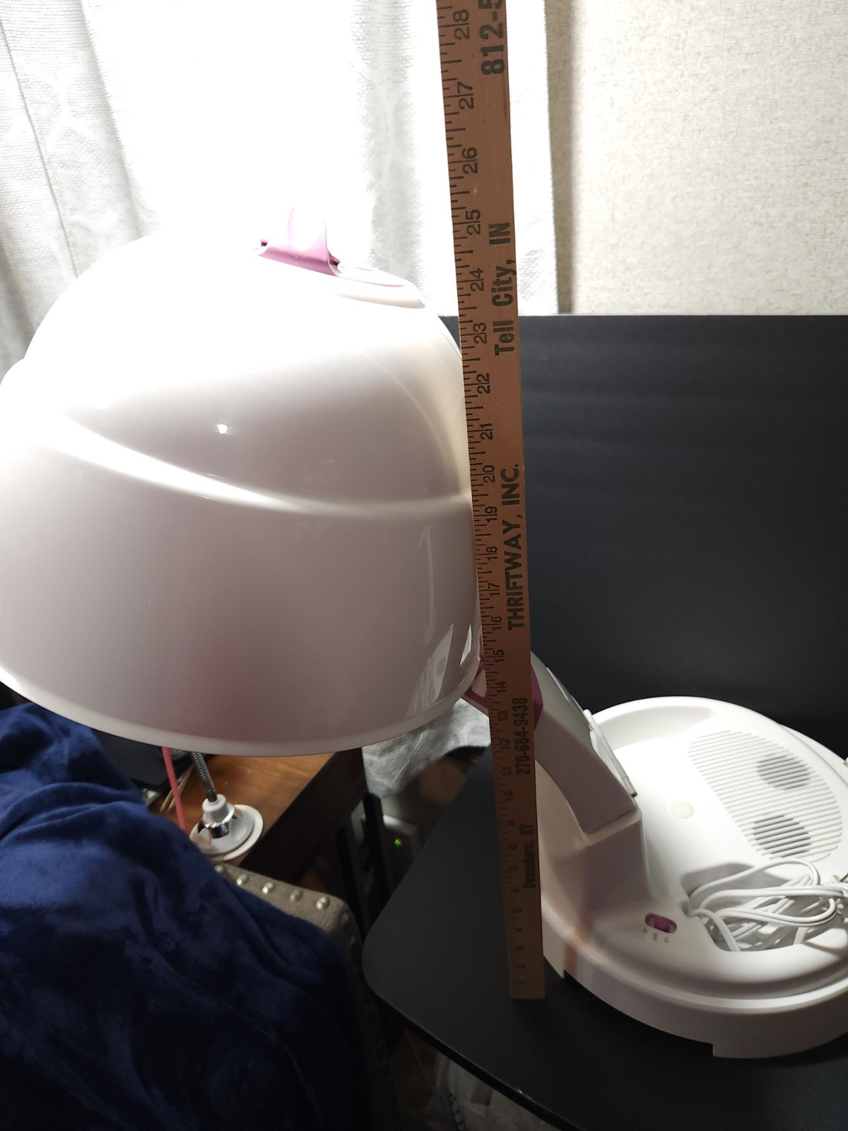 CONAIR PRO STYLE 1600 WATT  PORTABLE BONNET HAIR DRYER HH320R 2-SPEED TESTED