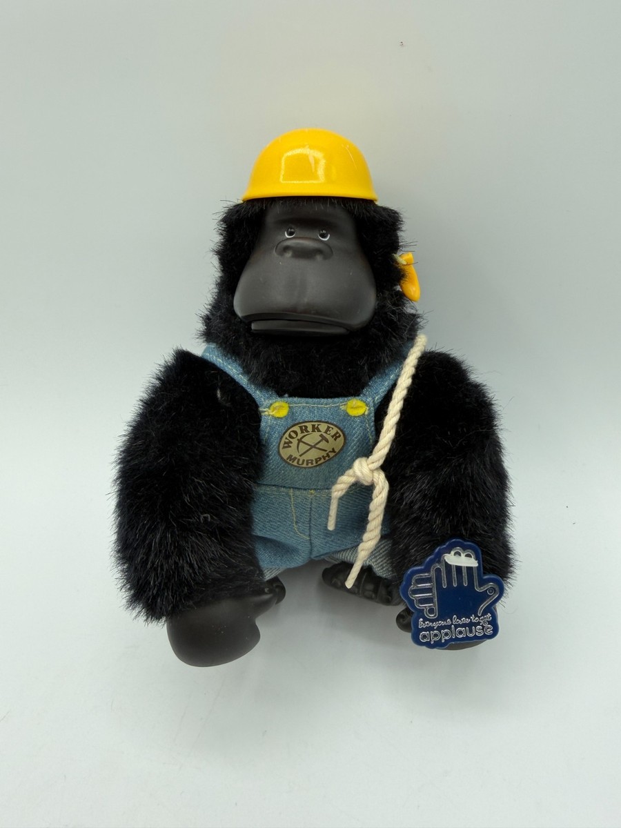 Applause Magical Murphy Construction Worker Gorilla Monkey Squeeze