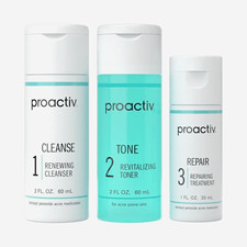 Proactiv 3-Step Acne Treatment Set Cleanser Toner Treatment Benzoyl FREE GIFT