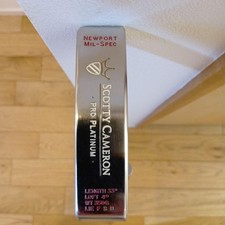 Scotty Cameron Newport Pro Platinum Mil-Spec Unused