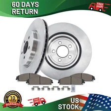 Brake Rotors FRONT Ceramic Brake Pads Kit for Ford Fusion 2013 - 2019