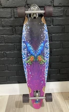 2010 Palisades Artist Series Drew Brophy Longboard Skateboard Complete RARE USED